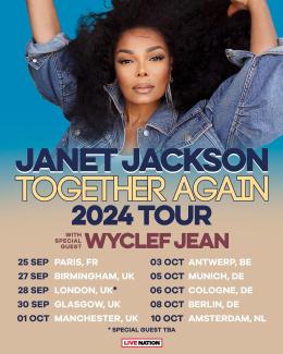 Janet Jackson at Wembley Arena on Saturday 28th September 2024
