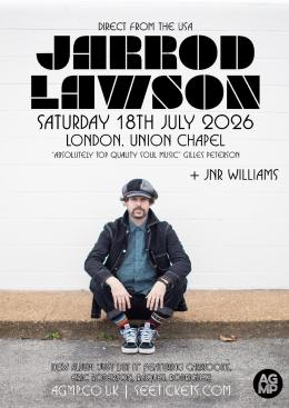 Jarrod Lawson at Union Chapel on Saturday 18th July 2026