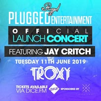Jay Critch at The Troxy on Tuesday 11th June 2019