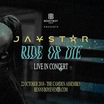 Jaystar at Camden Assembly on Monday 22nd October 2018