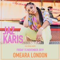 Jaz Karis at Omeara on Friday 15th November 2019