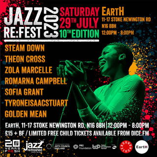 JAZZ RE:FEST 2023 at The Roundhouse on Saturday 29th July 2023