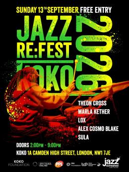 JAZZ RE:FEST 2026 at KOKO on Sunday 13th September 2026