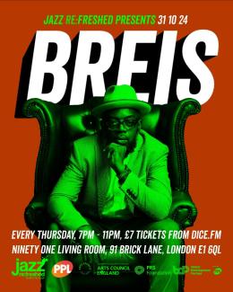 Jazz RE:Freshed at Ninety One (formerly Vibe Bar) on Thursday 31st October 2024