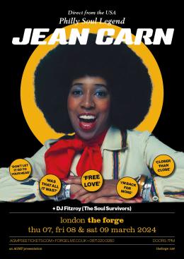 Jean Carn at The Forge on Thursday 7th March 2024