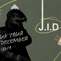 J.I.D at The Forum on Friday 6th December 2019
