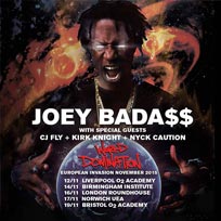 Joey Bada$$ at The Roundhouse on Monday 16th November 2015