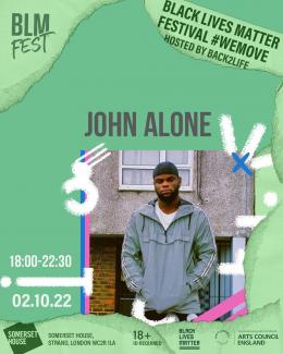 John Alone at Somerset House on Sunday 2nd October 2022