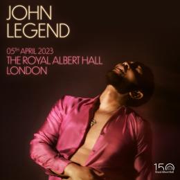 John Legend at Royal Albert Hall on Wednesday 5th April 2023
