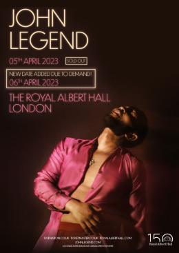 John Legend at Royal Albert Hall on Thursday 6th April 2023