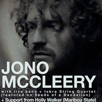 Jono McCleery at The Garage on Thursday 29th March 2018