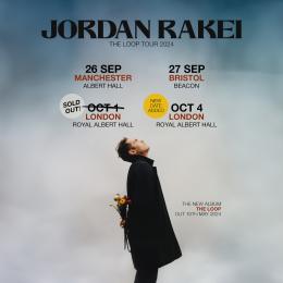 Jordan Rakei at Royal Albert Hall on Friday 4th October 2024