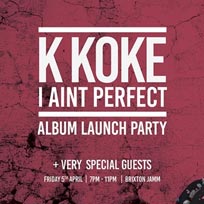 K Koke at Brixton Jamm on Friday 5th April 2019