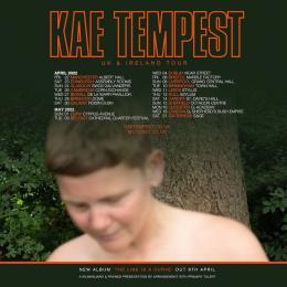 Kae Tempest at Shepherd's Bush Empire on Wednesday 18th May 2022