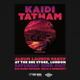 Kaidi Tatham Album Launch at The BBE Store on Saturday 22nd July 2023