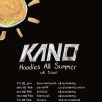 Kano at Drumsheds on Friday 7th February 2020
