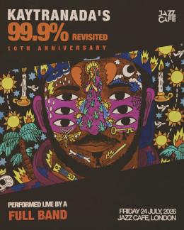 Kaytranada's 99.9% Revisited at Jazz Cafe on Friday 24th July 2026