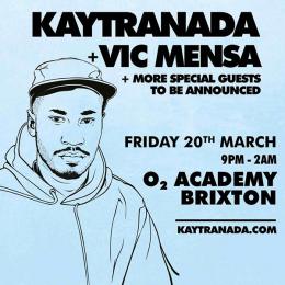 Kaytranada + Vic Mensa at Brixton Academy on Friday 20th March 2015