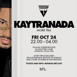 Kaytranada at Village Underground on Friday 24th October 2014