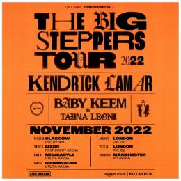 Kendrick Lamar | The Big Steppers Tour 2022 at The o2 on Wednesday 9th November 2022