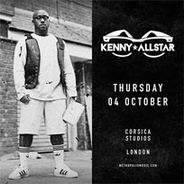 Kenny Allstar  at Corsica Studios on Thursday 4th October 2018
