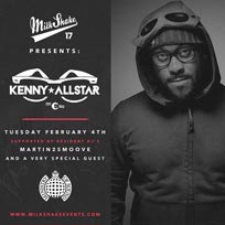 Kenny Allstar at Ministry of Sound on Tuesday 4th February 2020