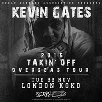 Kevin Gates at KOKO on Tuesday 22nd November 2016