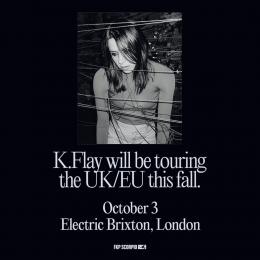 K.Flay at Barbican on Tuesday 3rd October 2023