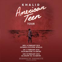 Khalid at Hammersmith Apollo on Thursday 15th February 2018