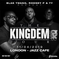The Kingdem Tour at Jazz Cafe on Thursday 11th April 2019