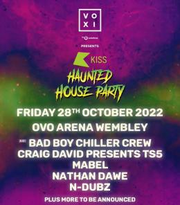 KISS HAUNTED HOUSE PARTY at Wembley Arena on Friday 28th October 2022