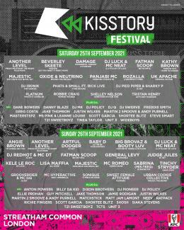 Kisstory Festival 2021 at Streatham Common on Saturday 25th September 2021