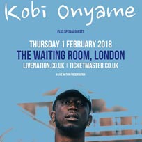 Kobi Onyame at The Waiting Room on Thursday 1st February 2018