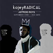 Kojey Radical at Jazz Cafe on Thursday 22nd September 2016