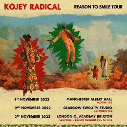 Kojey Radical at Brixton Academy on Thursday 3rd November 2022