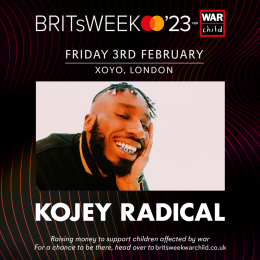 Kojey Radical at The Steelyard on Friday 3rd February 2023