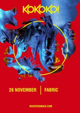 KOKOKO! at Fabric on Monday 28th November 2022
