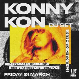 Konny Kon DJ SET at The Blues Kitchen Brixton on Friday 21st March 2025