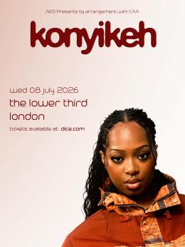 Konyikeh at The Lower Third on Wednesday 8th July 2026
