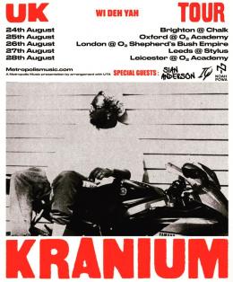 Kranium at Shepherd's Bush Empire on Friday 26th August 2022