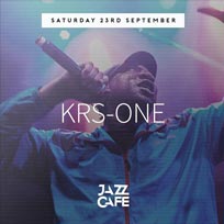 KRS-One at Jazz Cafe on Saturday 23rd September 2017