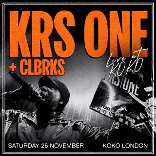 KRS ONE at KOKO on Saturday 26th November 2022