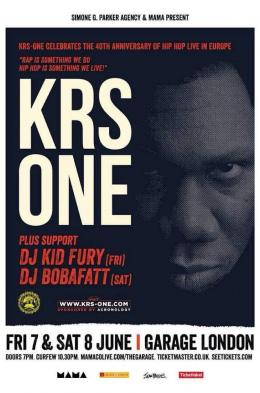 KRS ONE at The Garage on Friday 7th June 2013