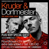 Kruder & Dorfmeister at The Roundhouse on Saturday 13th October 2018