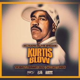 Kurtis Blow at Jazz Cafe on Tuesday 17th February 2026