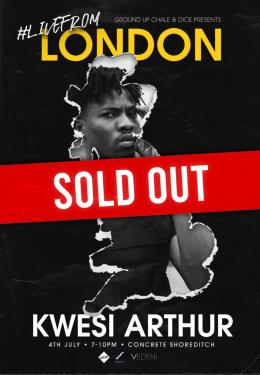 Kwesi Arthur at Concrete on Thursday 4th July 2019