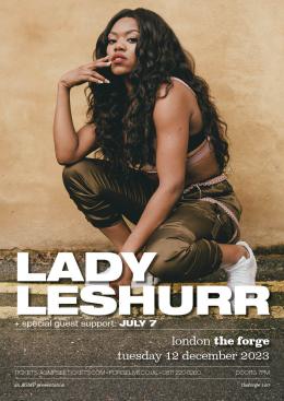 Lady Leshurr at The Forge on Sunday 7th July 2024