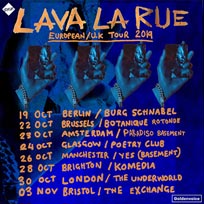 Lava La Rue at Underworld on Wednesday 30th October 2019
