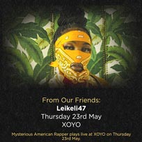 Leikeli47 at XOYO on Thursday 23rd May 2019