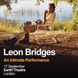 Leon Bridges at EartH on Tuesday 17th September 2024